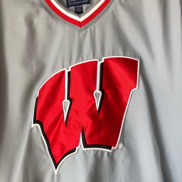 Wisconsin Badgers Game Day Windbreaker Crewneck 2X - Picture 3 of 8